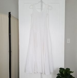 Soft Surroundings White Cotton Maxi Dress